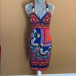 Cache Halter Dress